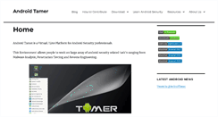 Desktop Screenshot of androidtamer.com
